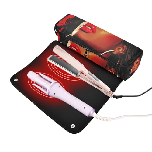 Bolsa de viaje resistente al calor para herramientas de cabello miniatura 2