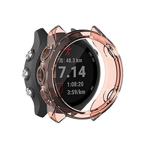 Image of Case Cover Compatible with Garmin Forerunner 245 Smartwatch Protective PC Bumper Armor Case Protector for Forerunner 245 /245 Music (Multicolor)
