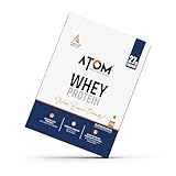 AS-IT-IS ATOM Whey Protein - Isolate & Concentrate Blend I 27g Protein, DigeZyme & Probiotics, Light on Gut, Big on Gains, Easy to Carry Anywhere (No Excuse Travel Sachet, 36g) Double Rich Chocolate 36g