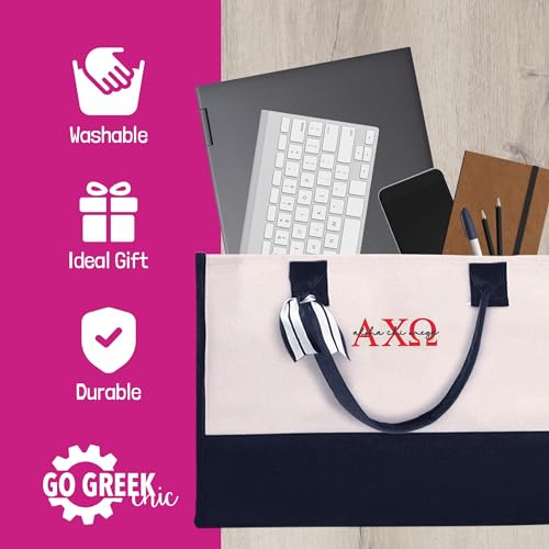 Bolso Tote Bordado Go Greek Chic miniatura 5