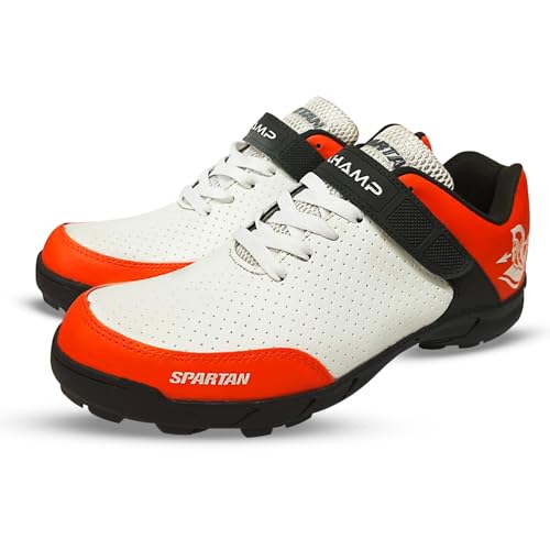 Image of SPARTAN Cricket Shoes for Boy's & Men| Anti Skid Shoes with Rubber Outsole|Lightweight and Durable|Comfortable Cushioning | Outdoor Shoes Ideal for Turf | Non-Slip Sole