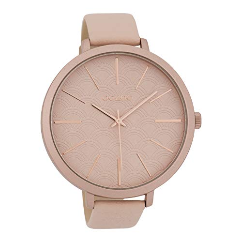 Oozoo Damenuhr Mit Lederband 48 MM Pinkgrau C9675