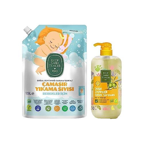 Bebek Çamaşır Deterjanı 1500 ml ve Bebek Şampuanı 600 ml