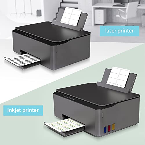 Methdic Shipping Labels 2"×4" 1000 Labels Sticker Paper For Laser/Ink Jet Printer Mailing Labels 8.5"×11" White 10 Per Sheet #TOP3