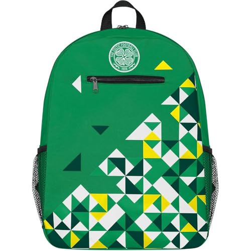 Image of FOCO Officially Licensed Celtic FC Green Particle Football Backpack