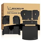 Michelin Vehicle Mats, Premier Series All-Weather TPE Custom Fit Liner for Honda CR-V Gasoline & Hybrid & e:FCEV 2023-2026 Floor Mats (7 Piece)