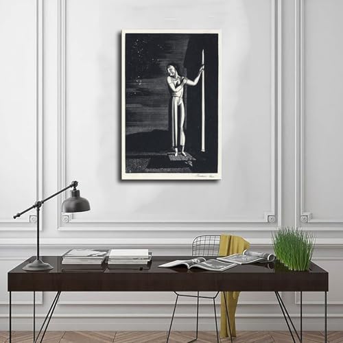 Nuit étoilée Rockwell Kent pour habiller un mur vide de salon ou bureau - 3