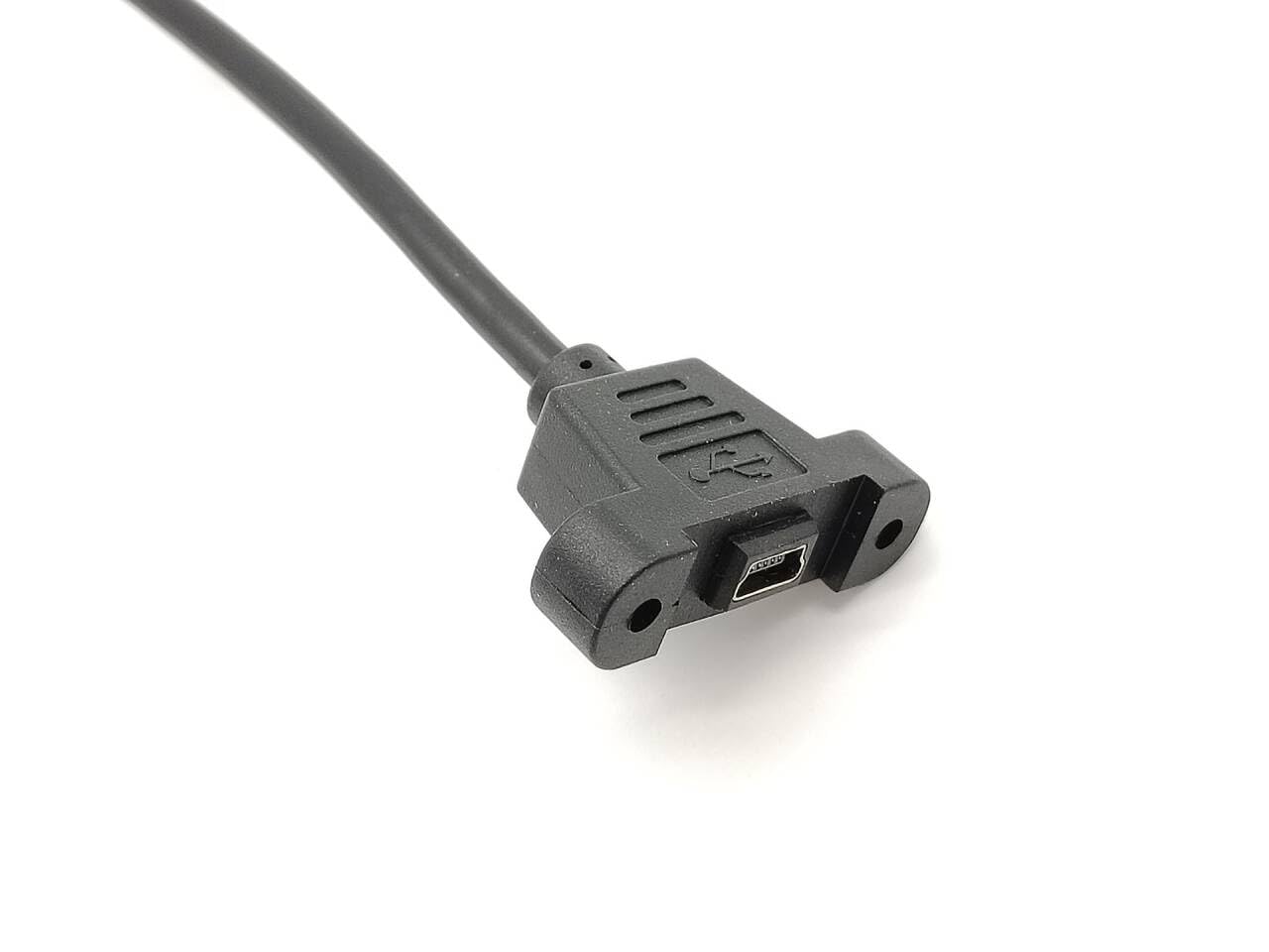 QIANRENON USB B Adapter – Lötfreier Stecker Auf 5-Pin Klemmen, 30 Cm, Für Drucker & DIY