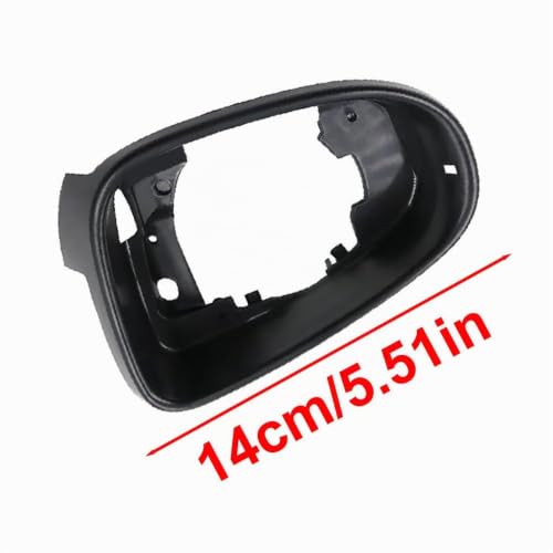MASO Cadre de rétroviseur extérieur côté conducteur gauche compatible avec VW Golf 6 MK6 2009-2013 Golf 6 GTI Golf 6 R20 Bora ouran 2011-2015, cadre de rétroviseur extérieur – vue 6