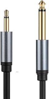 Gold Plated Mono 6.35mm to 3.5mm Male Audio Adapter Cable(3m)