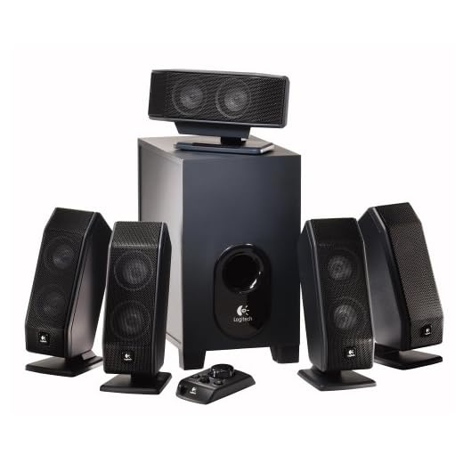 Logitech X-540 5.1 Surround Sound Speaker System with Subwoofer
