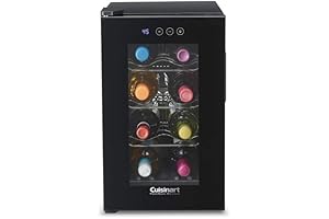 Cuisinart CWC-800CEN 8-Bottle Private Reserve Wine Cellar, Black