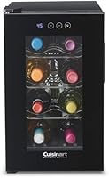 Cuisinart CWC-800CEN 8-Bottle Private Reserve Wine Cellar Cooler - Thermoelectric, Touchscreen, 39-68°F Control