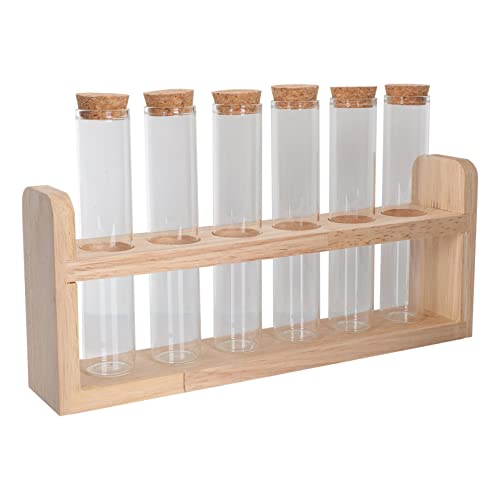 KICHOUSE Household Test Tube Rack Displaying Glass Tube Kitchen Holder Test Holder Rack Home Accessory