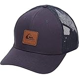 Trucker-Hut für Herren aus Baumwoll-Twill-Stoff, entworfen mit einem 5-Panel-strukturierten Design und komplett mit einem flachen Visier.