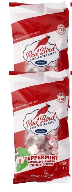 Red Bird Caramelos suaves de menta de 6 onzas (paquete de 2)