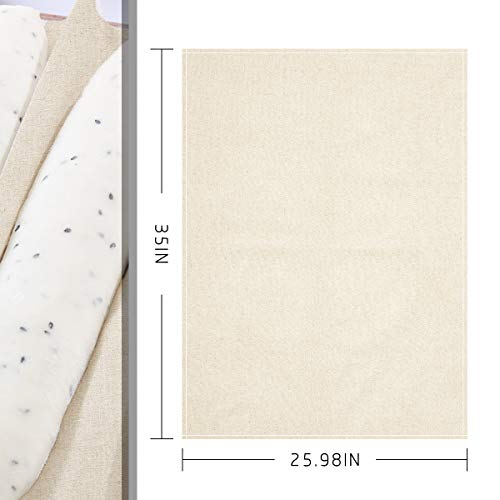 image for ANPHSIN Large Professional Bakers Dough Couche (35'' × 26'')- 100% Na