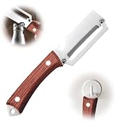 Premium Vegetable Peeler with Wooden Handle and Bottle Opener, 2026 New Stainless Steel Peeler, M...