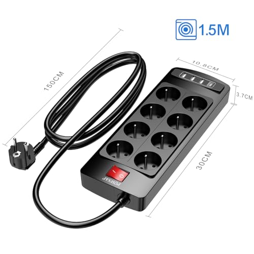 Multiprise 12-en-1 POWSAF pour brancher tous vos appareils sans manquer de prise - 4