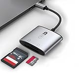 Leitor De Cartão Sd e Micro Sd Com Conector Usb-C 3.0 Adaptador Otg De Alumínio Em Alta Velocidade Para Notebook Celular Tablet E Câmeras Acessório Profissional Para Fotografia E Vídeo