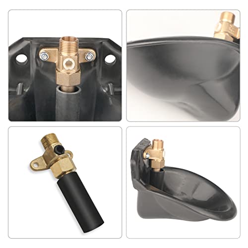 Milifun Goat Waterer, Sheep Water Bowls Livestock Water Bowl With Copper Valve, Automatic Horse Waterer Farm Automatic Waterer For Livestock. #TOP5