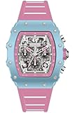 Invicta Racing 69706 Orologio da uomo, movimento al quarzo, acrilico, quadrante argento, 43 mm