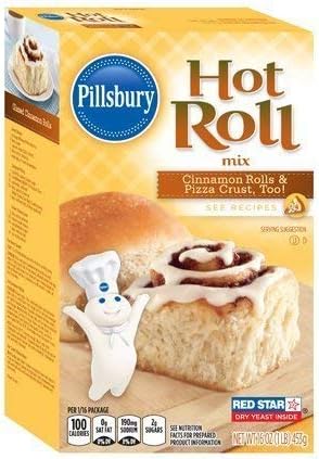 Pillsbury, Specialty Mix, Hot Roll, 16oz Box (Pack of 4)