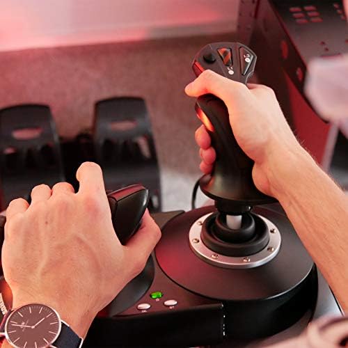 Thrustmaster T-Flight Hotas X - Flight Throttle and Joystick with 12 Programmable Buttons, Detachable Throttle, Adjustable Resistance for Flight Simulator - Compatible with PC - Windows