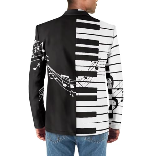 Sprowallow Men's Casual Blazer One Button Lightweight Sports Coat with Pockets Slim Fit Lapel Jacket Business Suit2