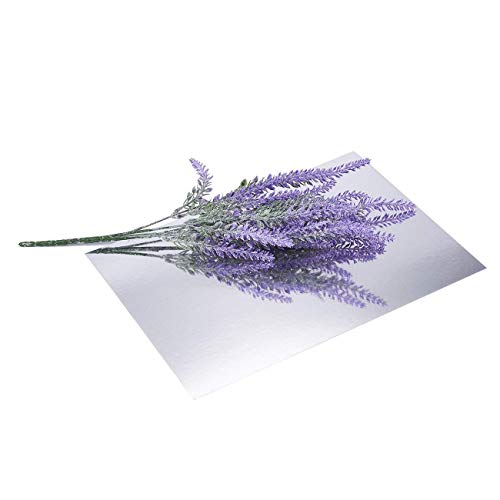 Juvale Reflective Metallic Cardstock Paper Sheets (Silver, 8.5 X 11.75 In, 50 Pack) #TOP3