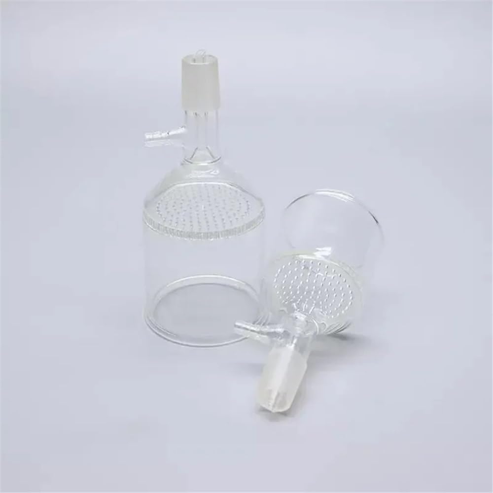 Instrumentos y Equipos de Laboratorio 1 entonnoir de filtration par aspiration en verre de laboratoire de 35 ml à 2000 ml, entonnoir 24# avec vitre en verre(1000ml)