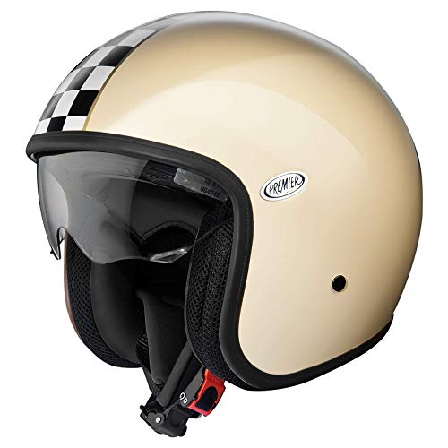 Premier HELM VINTAGE CK,LIGHT BEIGE/WEISS/SCHWARZ,XS