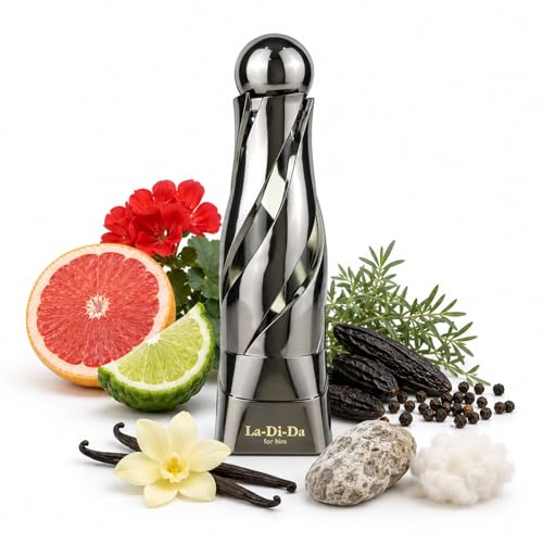 Image of Arabiyat La Di Da For Him EDP 100ml - Fresh Modern Men's Perfume with Bergamot & Grape | Long Lasting Natural Spray | Premium Gift for Men | All Day Confidence