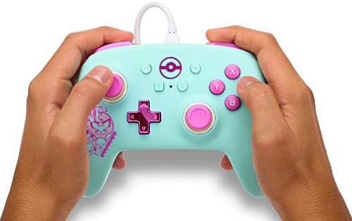 PowerA Enhanced Wired Controller for Nintendo Switch - OLED Model, Nintendo Switch and Nintendo Switch Lite - Pokémon: Sweet Friends, Gamepad, Game Controller, wired Controller, Officially Licensed