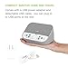Housbay Sound Machine - White Noise Machine for Sleeping with 28 Soothing Sounds Headphone Jack High Quality Speaker 4 Sleep Timer Sound Therapy for Baby Kids Adults Seniors Gray
