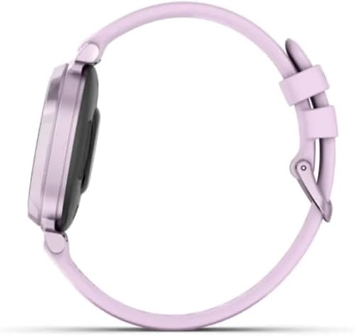 Miniatura 8 de Garmin Lily 2, reloj inteligente pequeño y elegante, pantalla oculta, lente modelada, hasta 5 días de duración de la batería, lila