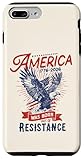 Bandera de águila retro de América nacida fuera de la resistencia 1776 - 2026 Carcasa para iPhone 7 Plus/8 Plus