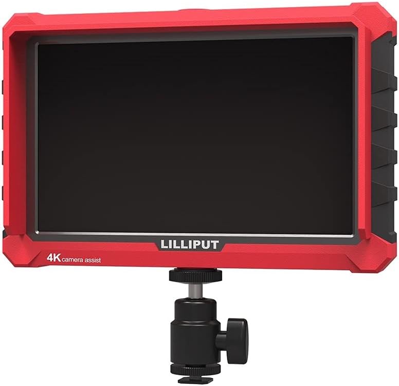 LILLIPUT Professional A7s 7” 1920X1200 4K HDMI Input/Output Video Assist On-Camera Monitor with LP-E6 Battery Plate by VIVITEQ