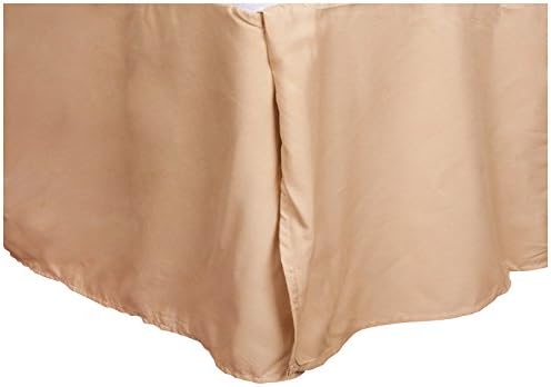 Sweet Home Collection VENDORBSKIRT-Q-CAML - Falda de cama de microfibra de 1500 hilos, 14 pulgadas, tamaño Queen, color camello