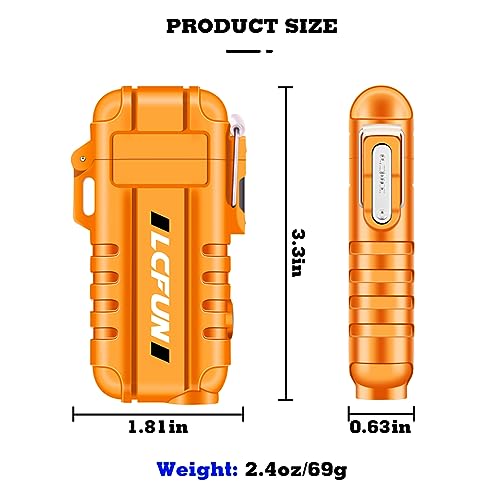 LcFun 360° Flexible-Neck USB Arc Lighter with Flashlight — view 6