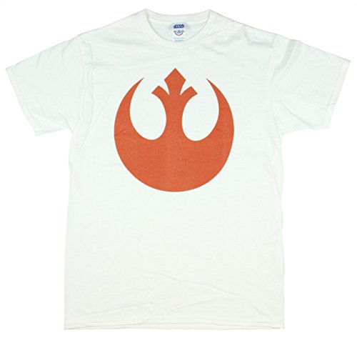 Star Wars Young Men's Alliance Emblem T-Shirt, White, Medium