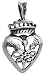 Sterling Silver Scottish Thistles and Luckenbooth - (Pendant or Necklace)