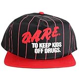 Vintage Dare 90s Snapback Cap Schwarz