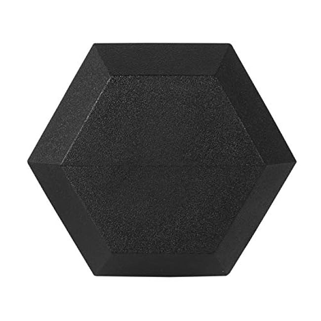 Signature Fitness Premium Rubber Encased Hex Dumbbell