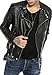 Produktbild Red Bridge Herren Jacke Bikerjacke Kunst- Lederjacke Classic Biker Vintage Cut mit Gürtel M6072 Schwarz L
