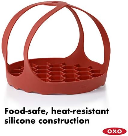 OXO 11249500 Good Grips Pressure Cooker Bakeware Sling, Silicone, Red