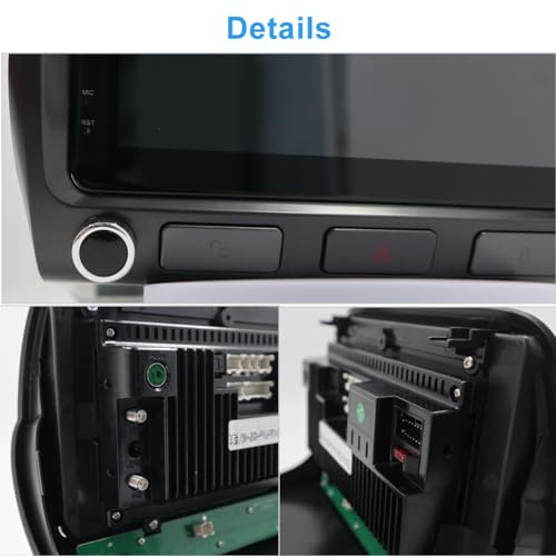 ABUWU Android 10.0 reprodutor de vídeo de carro adequado para Chevrolet Camaro 2010 2011 2012 2013 2
