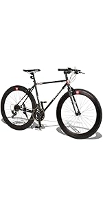 Amazon | カノーバー(CANOVER) 自転車 クロスバイク 27インチ相当