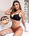 FINETOO 6 Pack Cotton Underwear for Women Cute Low Rise Bikini Panties High Cut Fashion Clothes Clothing Womens Lingerie