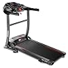 FITFIU Fitness Tapis de Course Pliable, 1500W, 14km/h, Inclinaison Manuelle, Surface 40x110cm, 12 programmes, écran LCD, capteur de pulsations, roulettes de Transport